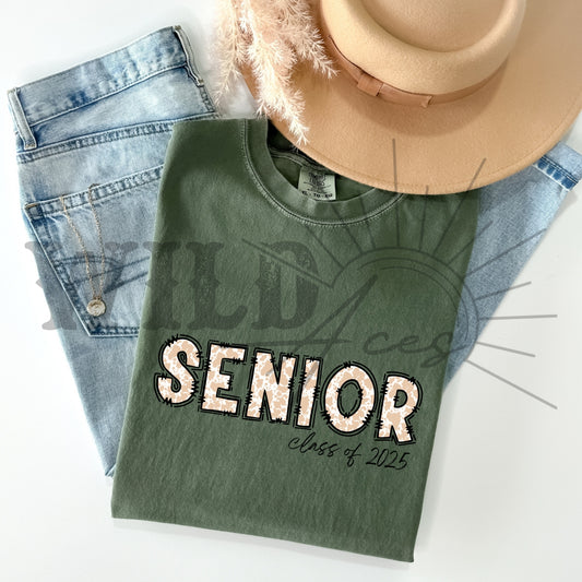 Beige Cowprint Senior