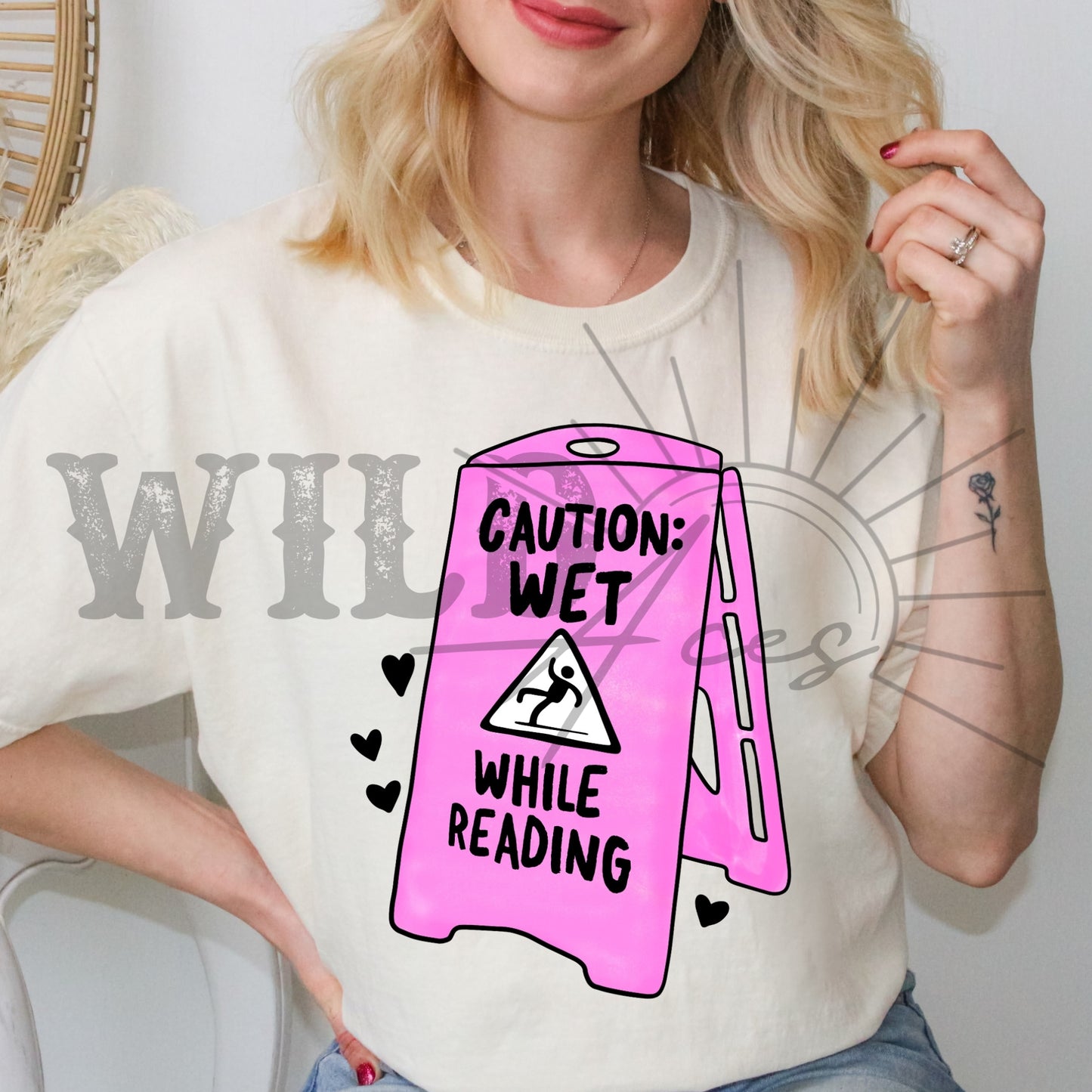 Caution Wet While Reading