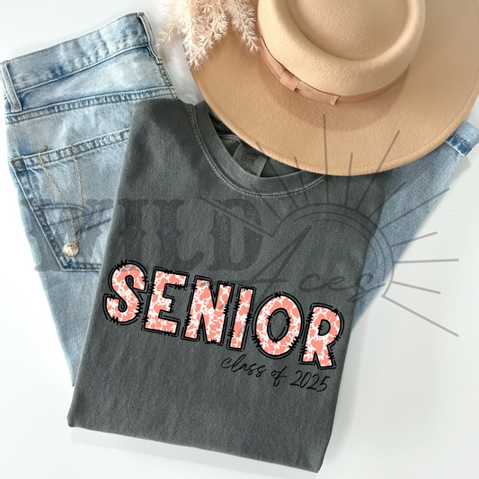 Salmon Cowprint Senior