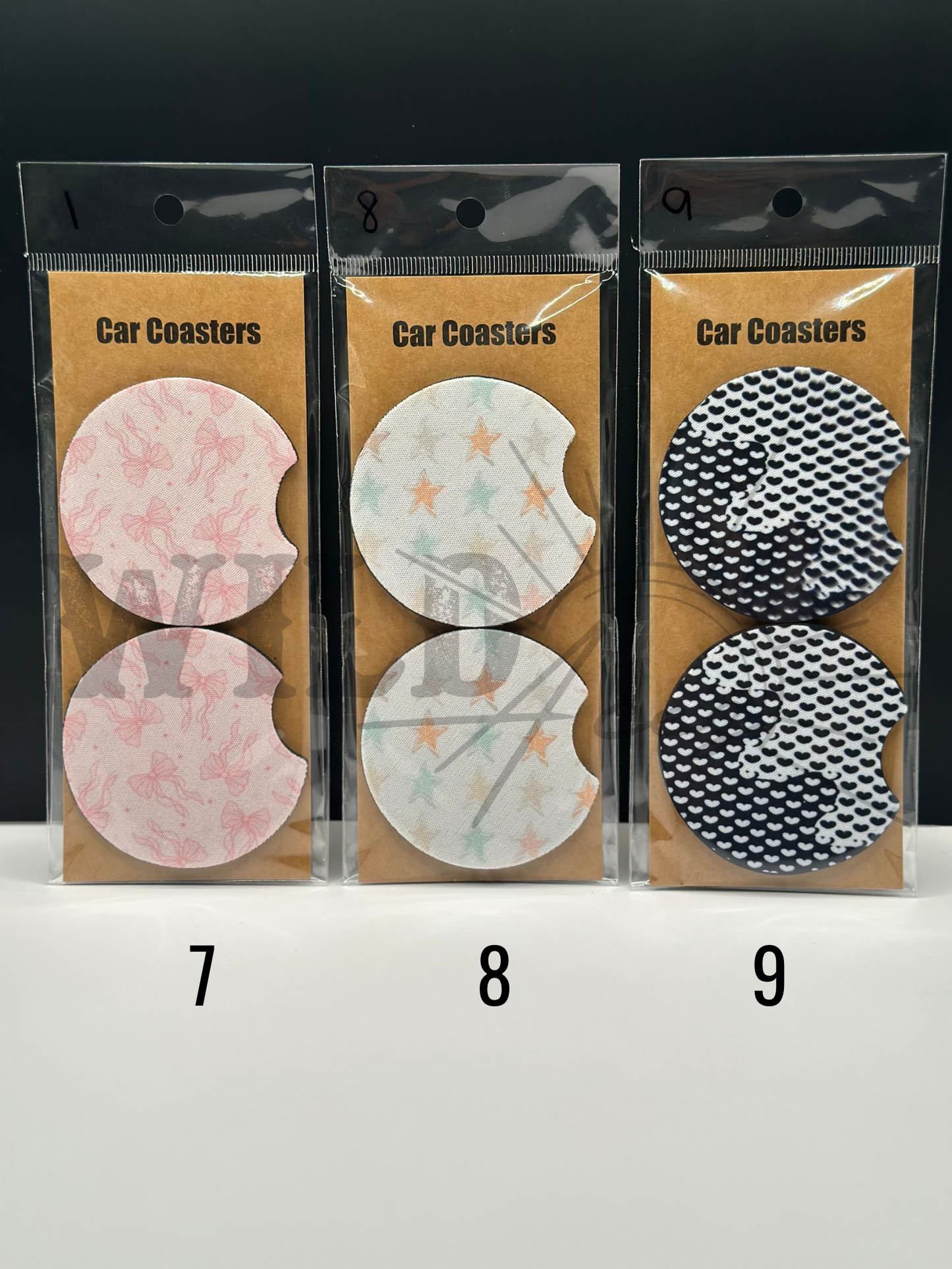 PATTERN CAR COASTERS