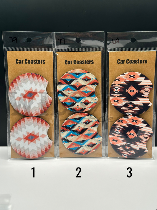 WESTERN CAR COASTERS